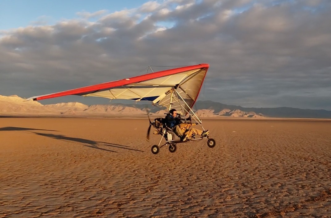 Ultralight Powered Hang Glider Trike Training